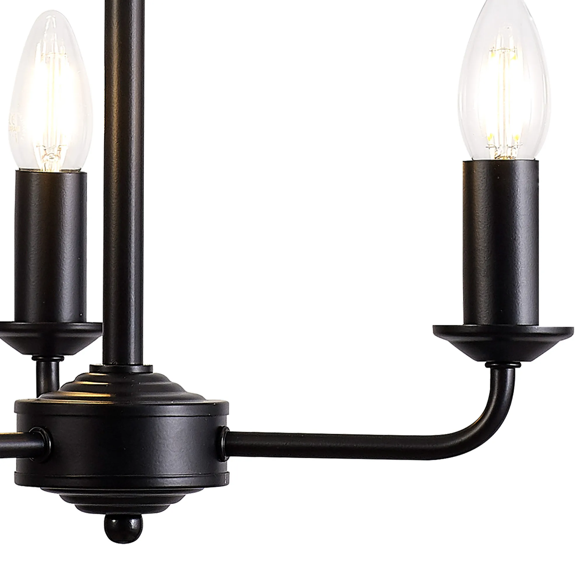 Banyan Pendant 3 Light Matt Black D0698  Deco Banyan